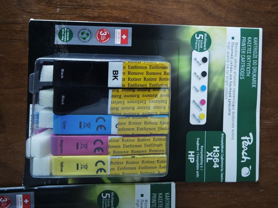 Tusze kartridż drukarka HP zamiennik jak oryginał nowy