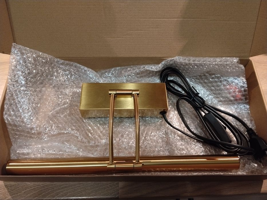 Sprzedam kompletną lampę ścienną *Piękna* złoty kolor