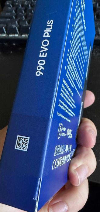 Накопичувач SSD 1ТB Samsung 990 EVO Plus M.2 2280 PCIe 5.0 x2 NVMe V-NAND TLC (MZ-V9S1T0BW)