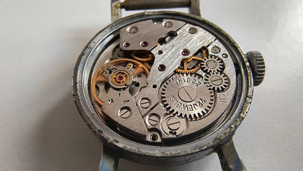 2 Zegarek Mechaniczny Stary Retro Vintage PRL Zabytkowy