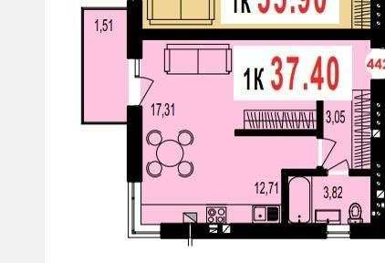 1-кімнатна квартира в елітному ЖК
