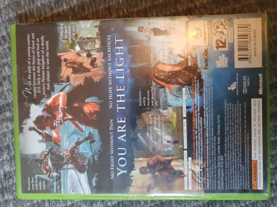 Prince of Persia i Assassin Creed 4 xbox360