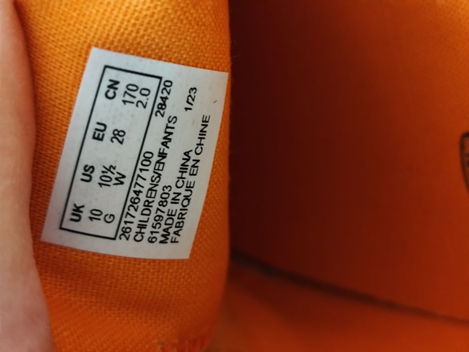 Дитячі кеди  Clarks 28 розміру