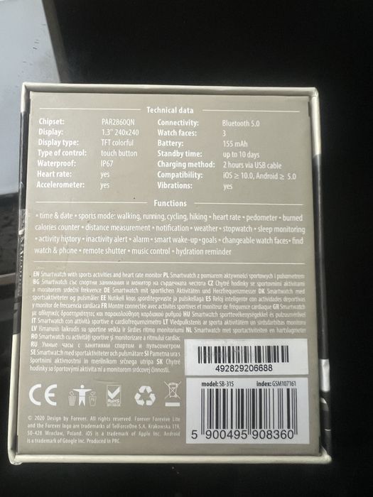 Smatrwatch forever fore vive