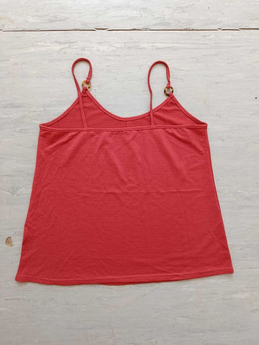 Top de alças salmão