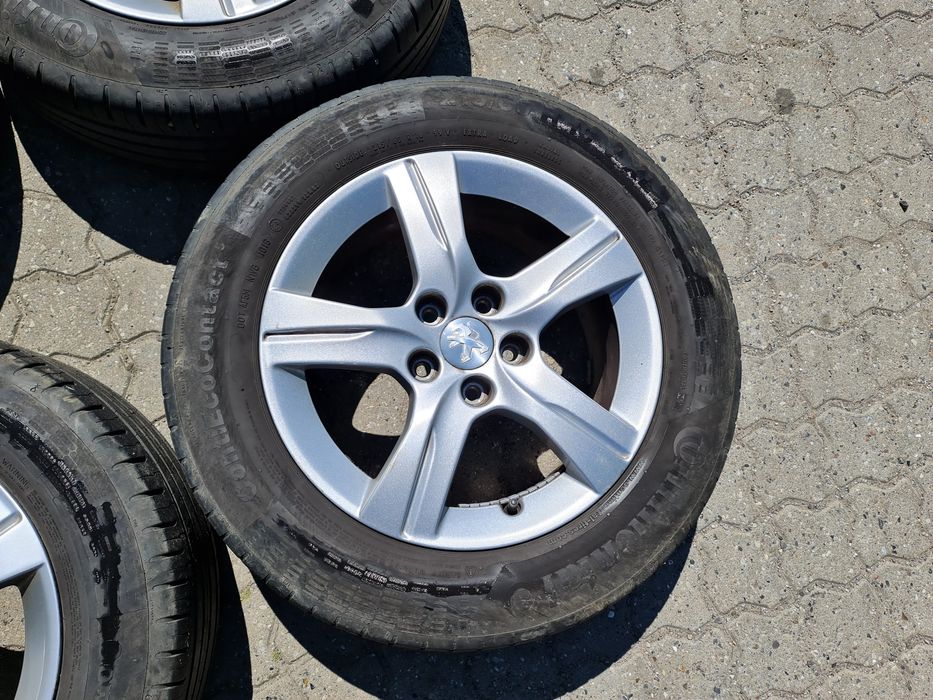 Оригінальні колеса диски Peugeot 508 R16 літні шини