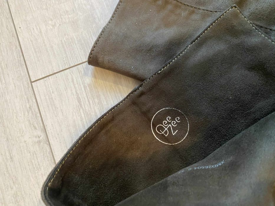 Zamszowe kozaki r.37