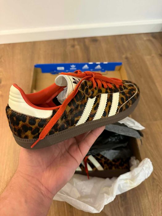Adidas samba OG Preloved Red Leopard NOWE
