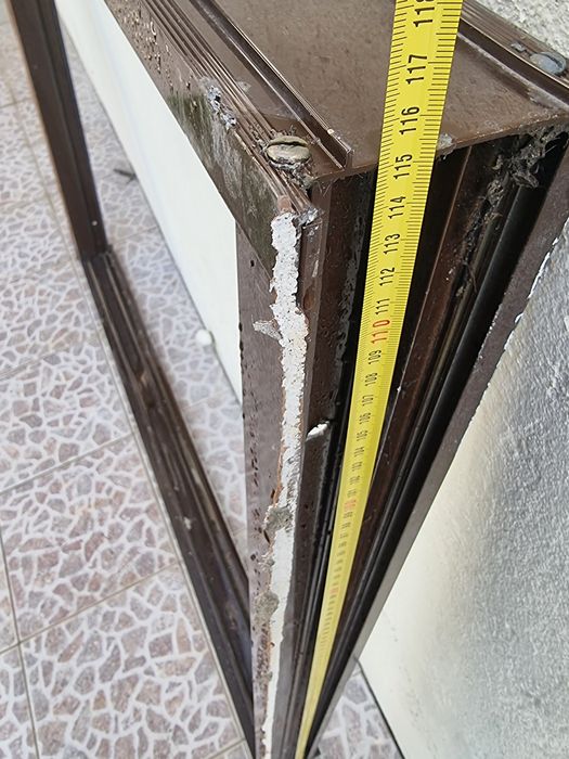 Janela alumínio castanho64752121958019123