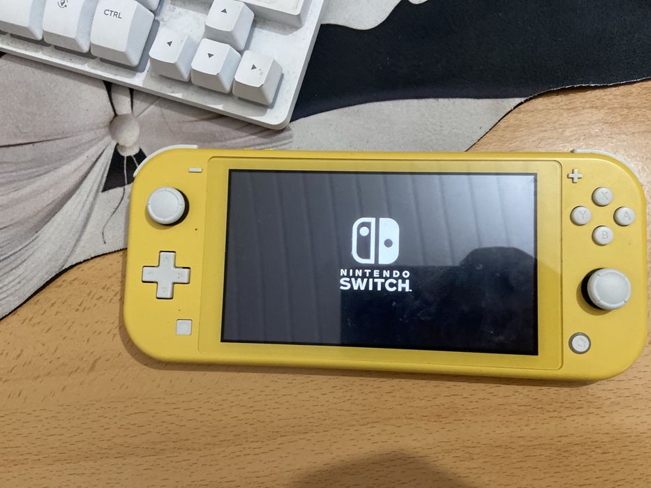 Nintendo lite em bom estado ainda leva cartao de memoria de 128gb e leva  carregador