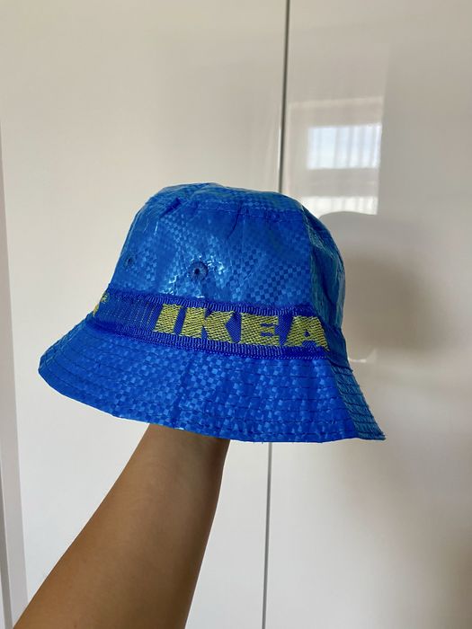 Ikea bucket hat kapelusz wiaderkowy kultowy niebieski