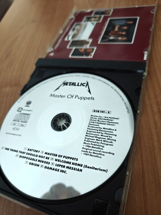 Metallica master od puppets cd