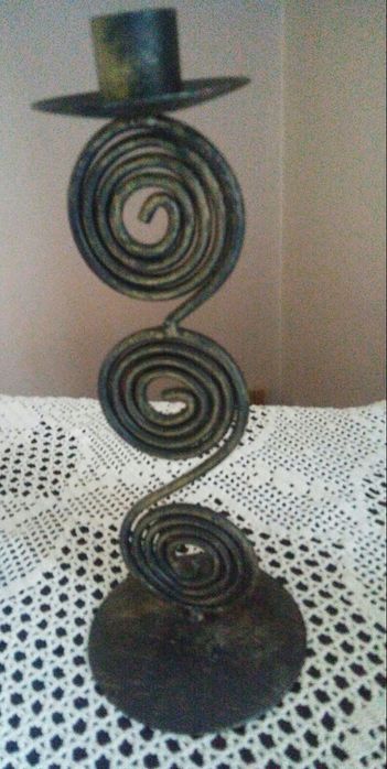 2 wrought-iron candlesticks64586340838914122