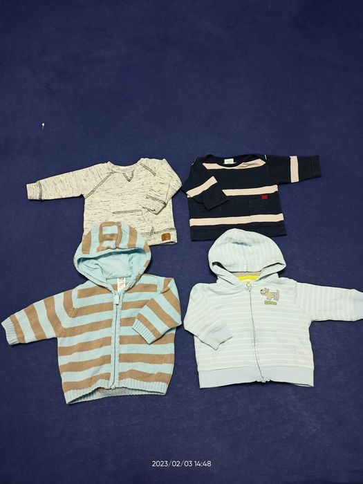 2 bluzy niemowlęce rozmiar 62