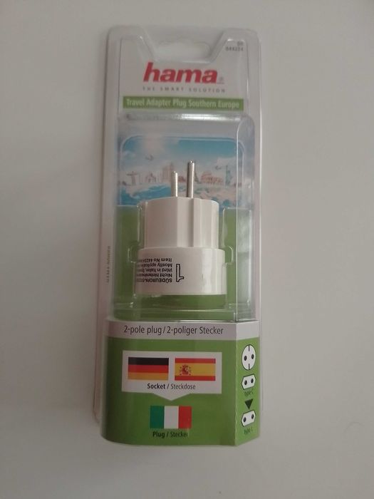 Adapter sieciowy podrozny marki Hama