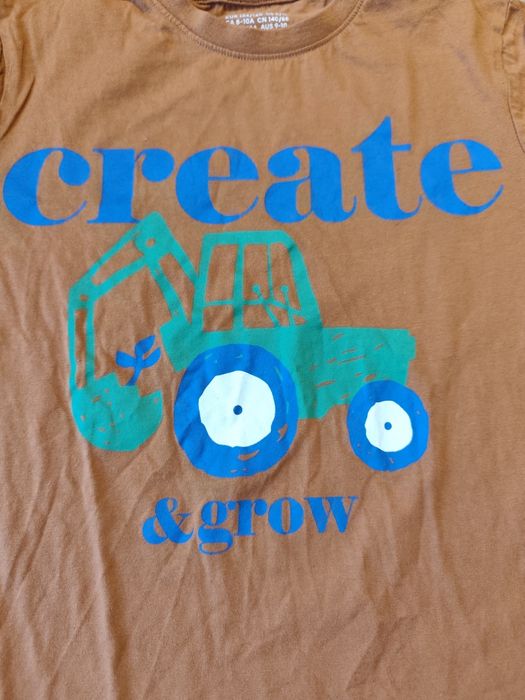 T-shirt chłopięcy 134 140 koszulka chłopięca traktor 134 140 H&M