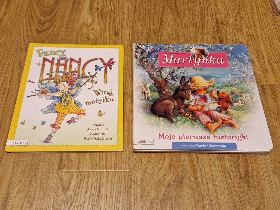 zestaw książek Martynka, Fancy Nancy, Historyjki do poduszki
