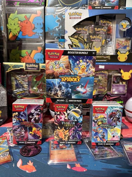 Pokemon Bundles Pack (Surging,PFates,DestinedRivals,JourneyTougeter)