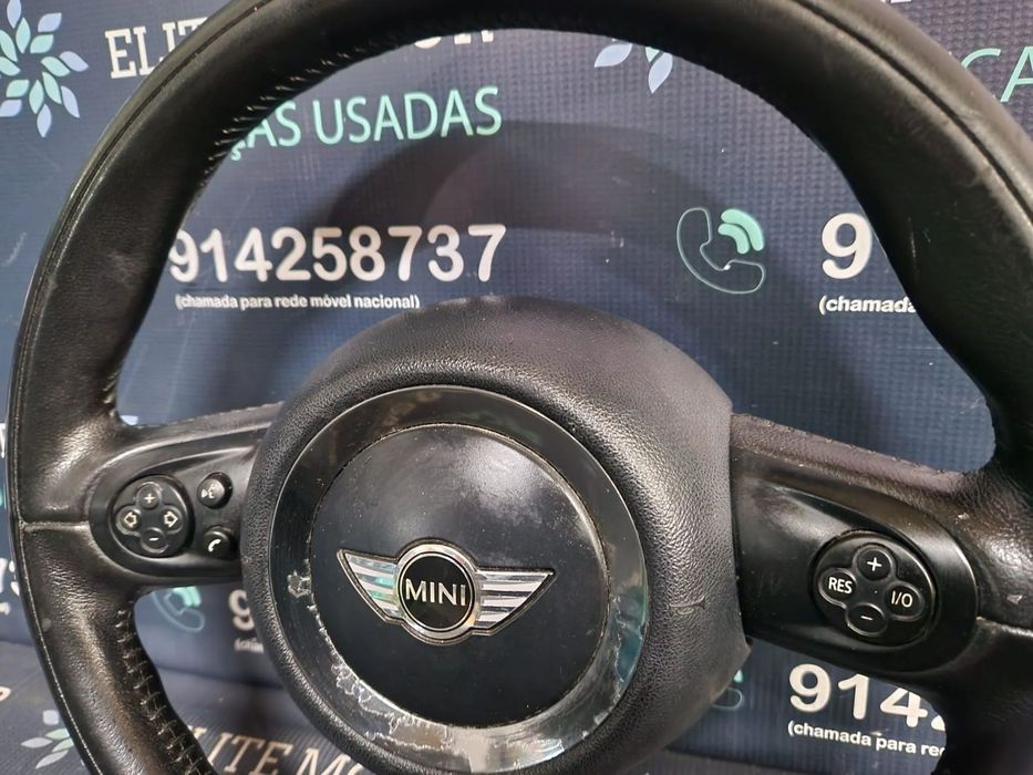 Volante usado pele com airbag MINI COOPER COUNTRYMAN R60 R56 R55 R57