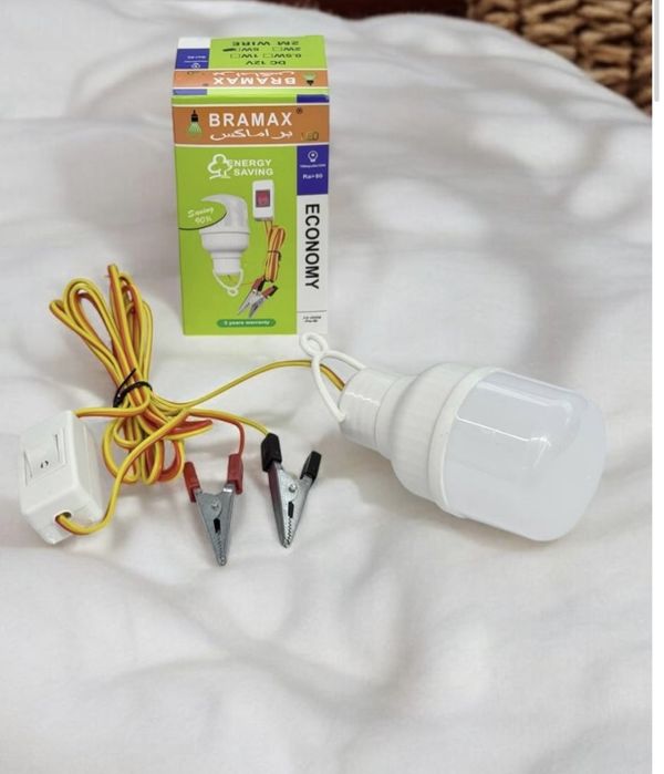 Лампа led із затискачами 12v 5w