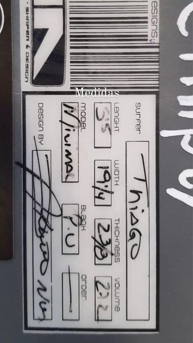 Vendo prancha surf 5.5