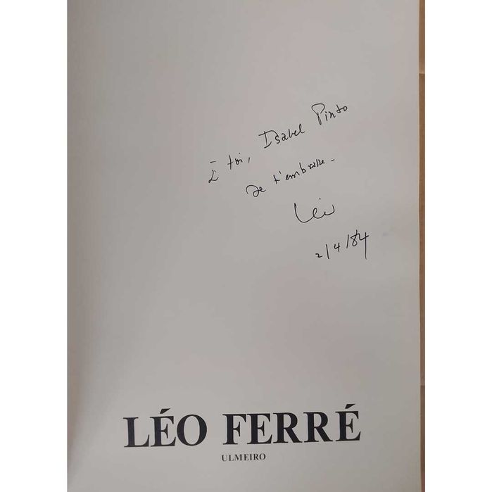 Léo Ferré Ulmeiro (1984, 1ª edição) Luiza Neto Jorge *dedicatória