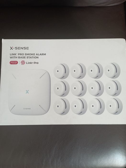 Протипожежна сигналізація X-SenseFS121:базова станція SBS50+12 датчик