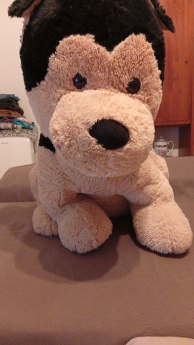 Cão peluche grande
