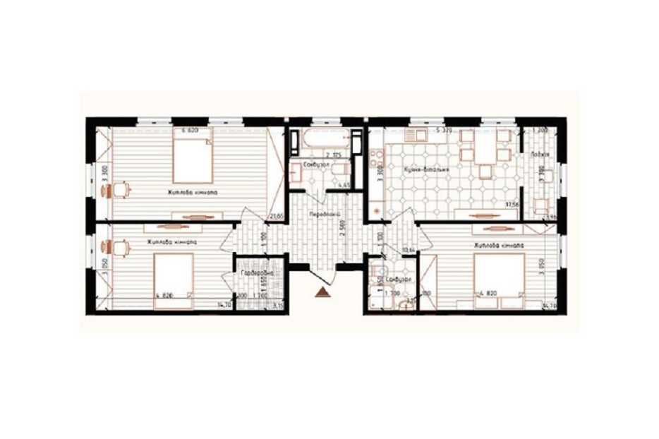 3-кімнатна квартира за адресою (площа 94 м²) - Atlanta.ua - фото 4