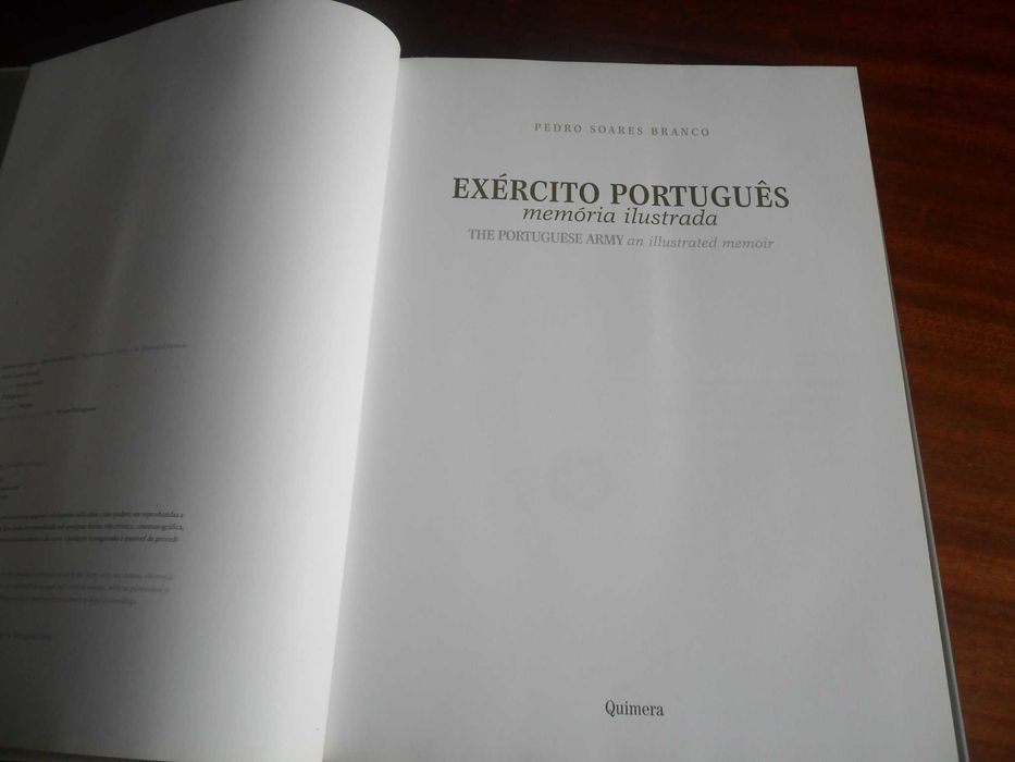 "Exército Português" - Memória Ilustrada de Pedro S Branco -1ª Ed 2005