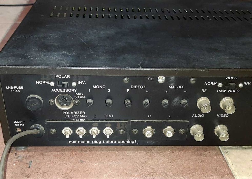 Analogowy tuner satelitarny WISI OR 205 amatorska TV (ATV) 23cm