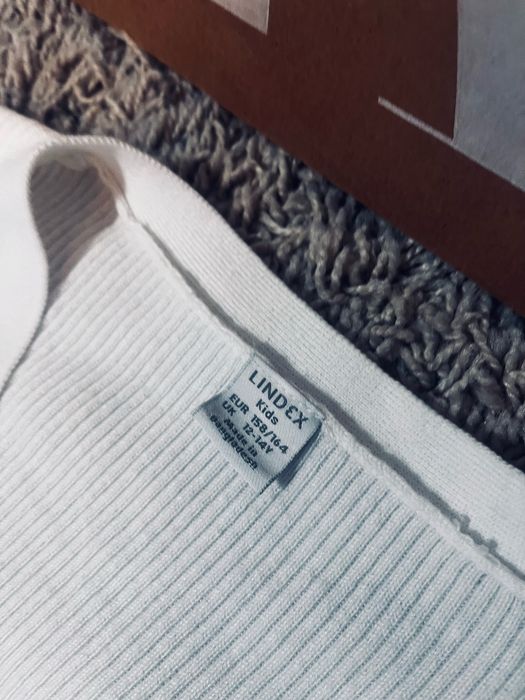 Bialy sweter damski kardigan xs / s damski Lindex