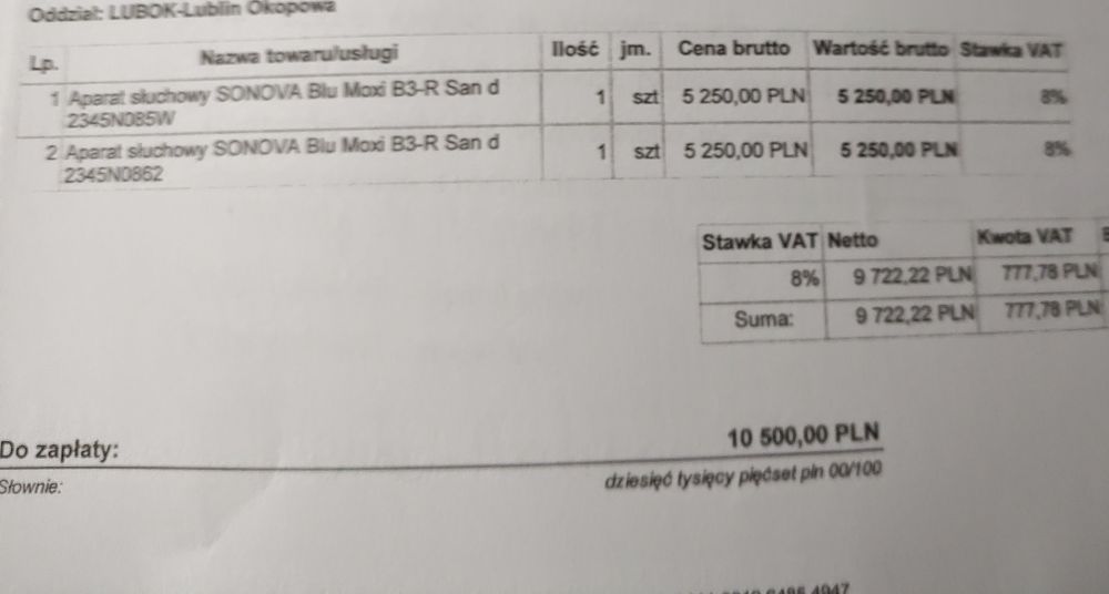 Aparaty słuchowe Sonova Blu MoxiR Unitron