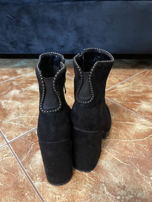 Чобітки набівчоботи замш жіночі