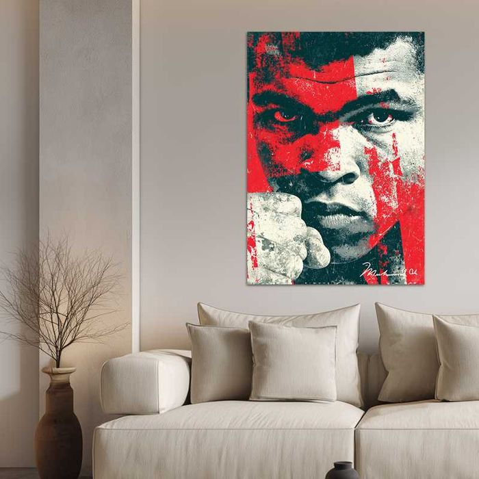 Obraz / Plakat - 70x100 - druk na papierze [muhammad ali 2)