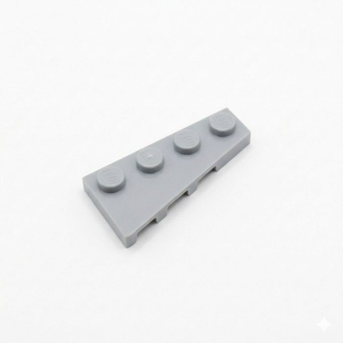 LEGO 41769 Płytka 4X2 Skrzydło Prawe Light bluish gray 1 szt.
