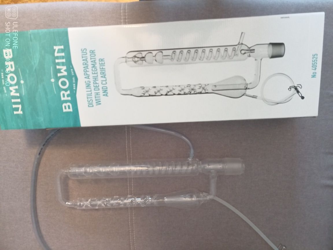 Destylator Szklany komplet + instrukcja Gliwice Szobiszowice • OLX.pl