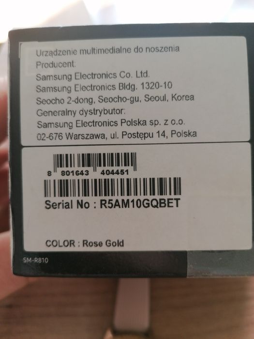 Galaxy Watch Rose Gold