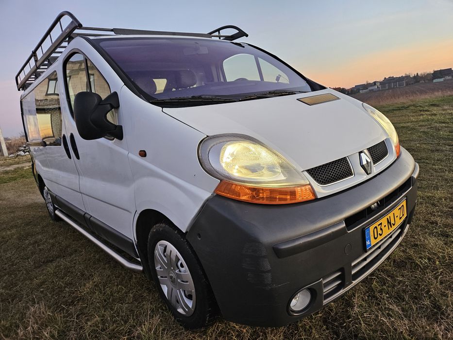 Renault Trafic 1.9dci DŁUGI/Kamera/Zadbany/Bagażnik/Regał/L2H1/Polecam
