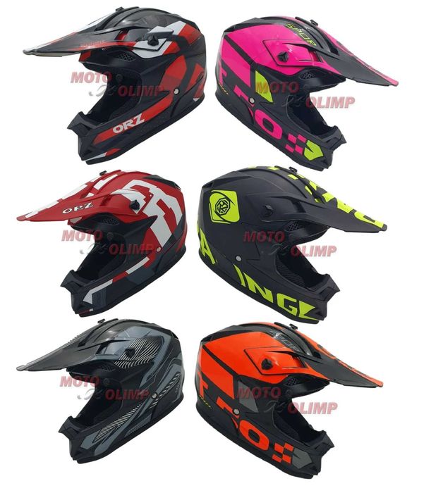 Шолом кросовий ORZ р.XS-L для кроссового мотоцикла та пітбайка