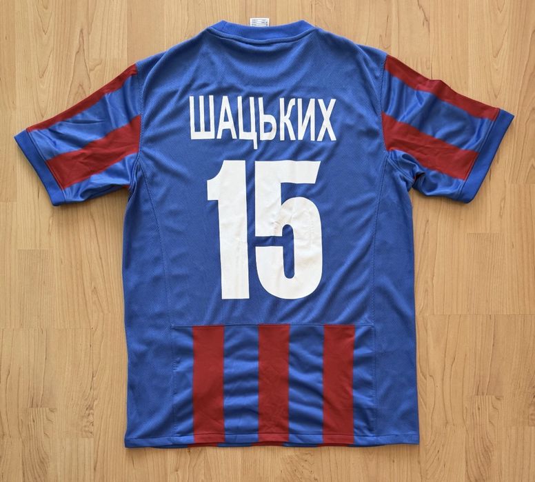 Ігрова Футболка Nike ФК Арсенал Київ 2011/2012 (№15 Максим Шацьких) (Шахтар/Динамо/Дніпро/Волинь)