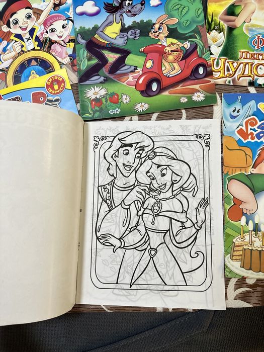 Розмальовки для дівчинки, ціна за всі