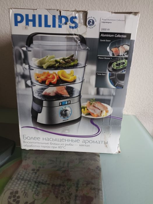 Пароварка Phillips. 2000 w. Состояние идеал !