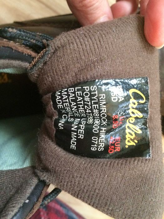 Черевики Cabelas для полювання, рибальства, туризму