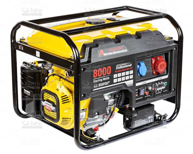 Agregat prądotwórczy Loncin LC8000D-AS 3 FAZY  6,5KW  6000W
