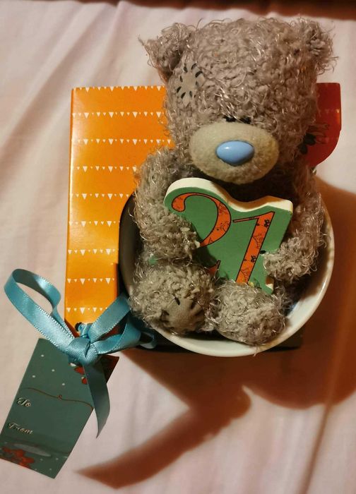 Kubek porcelanowy me to you na 21 urodziny