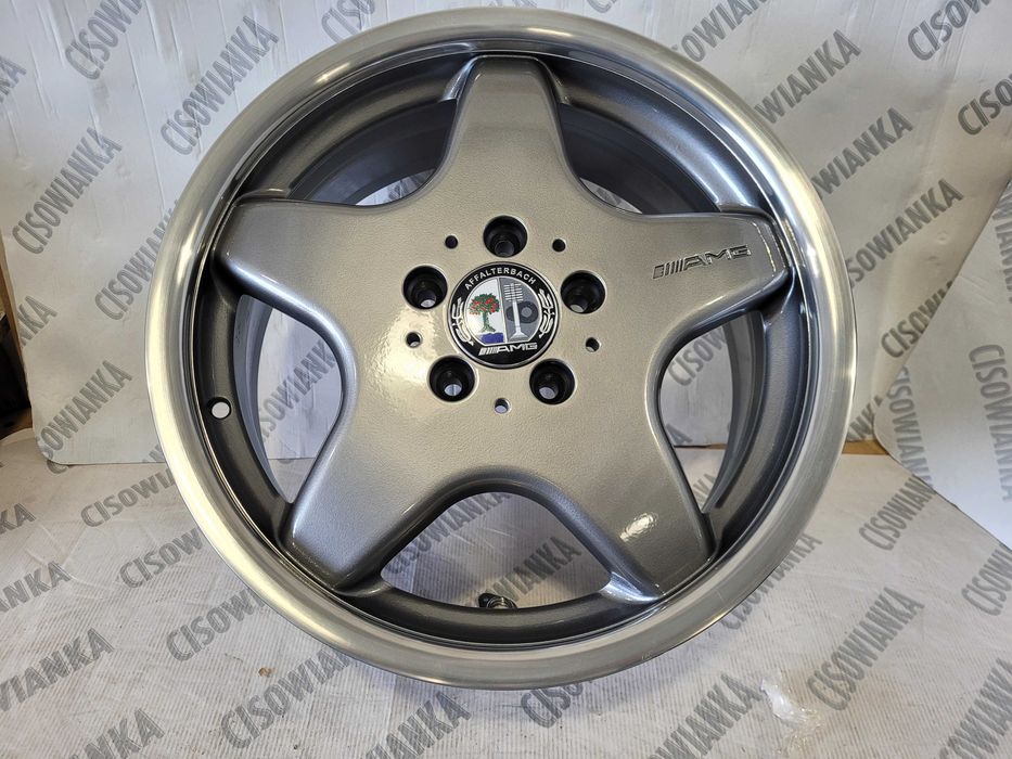 4szt felgi Mercedes AMG Monoblock  7Jx17" 5x112 ET49/57 polerka rant.