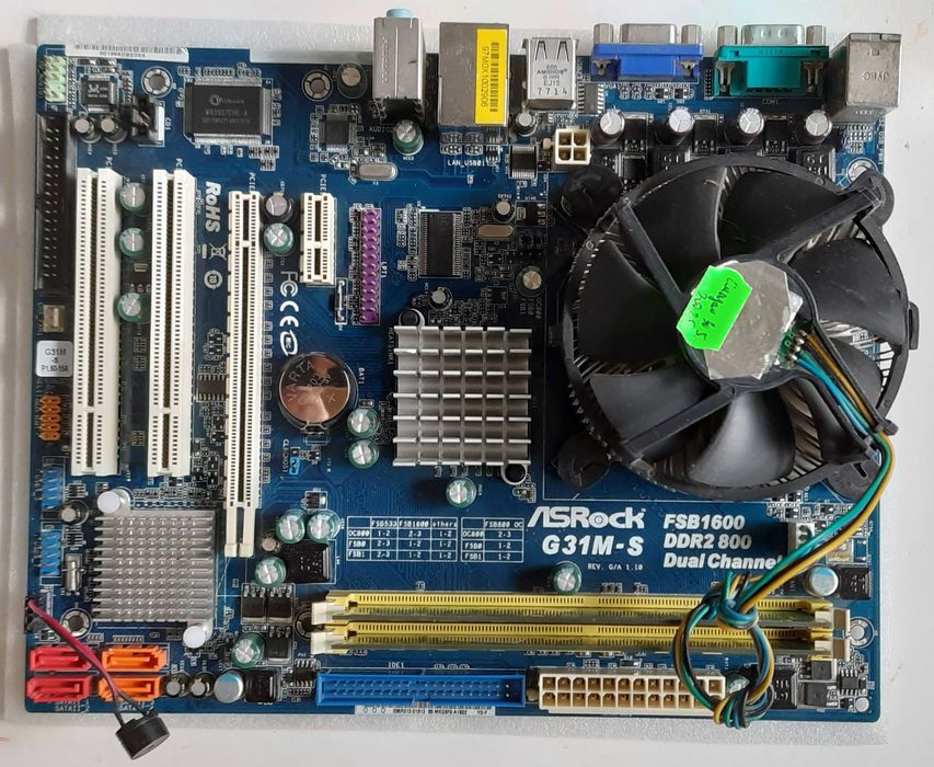 Материнская плата, комплект ASRock G31M-S (LGA775)