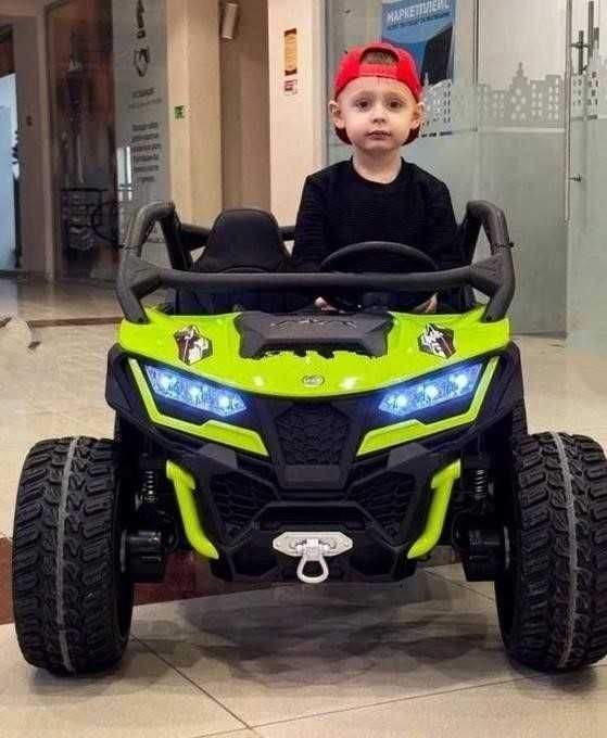 Дитячий електромобіль Баггі 2 місця, детский электромобиль 4 мотора