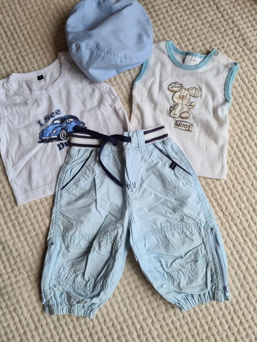 Letni zestaw ubranek dla chłopca. Rozm. 68